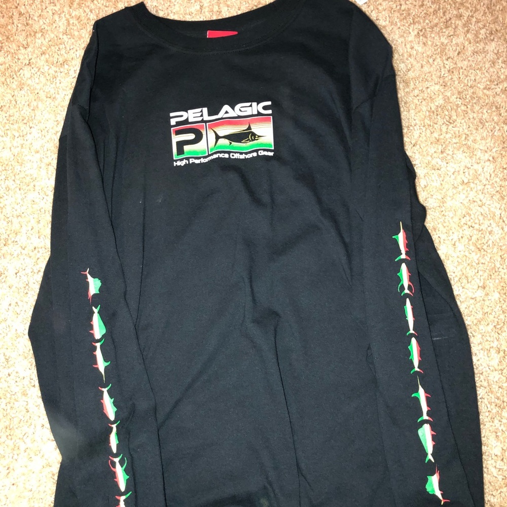 Black Pelagic Long sleeve T-shirt Great Condition